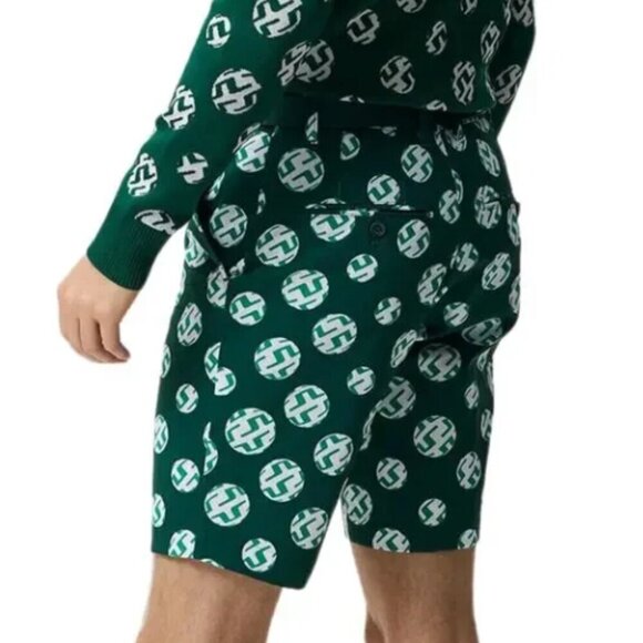 NWT J Lindeberg High Vent Tim Shorts | Rain Forest Sphere | Mens 32 - Picture 2 of 6